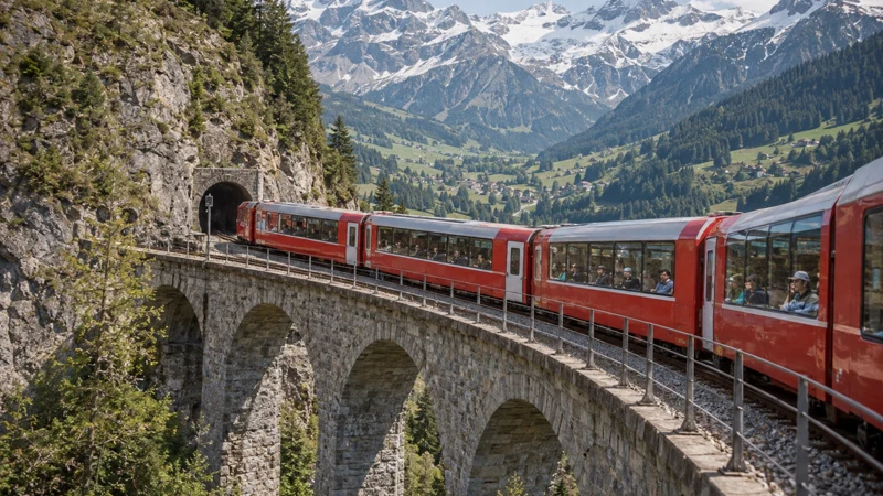Circuit train en Suisse : lequel choisir pour un panorama inoubliable ?