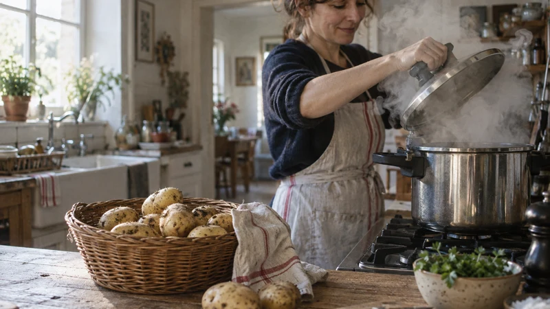 Réussir la cuisson des pommes de terre à la cocotte-minute
