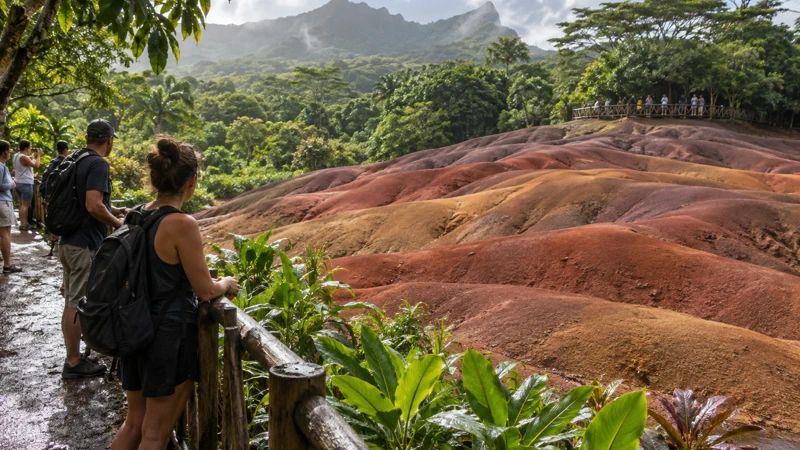 Chamarel à l’île Maurice : terres colorées et cascades