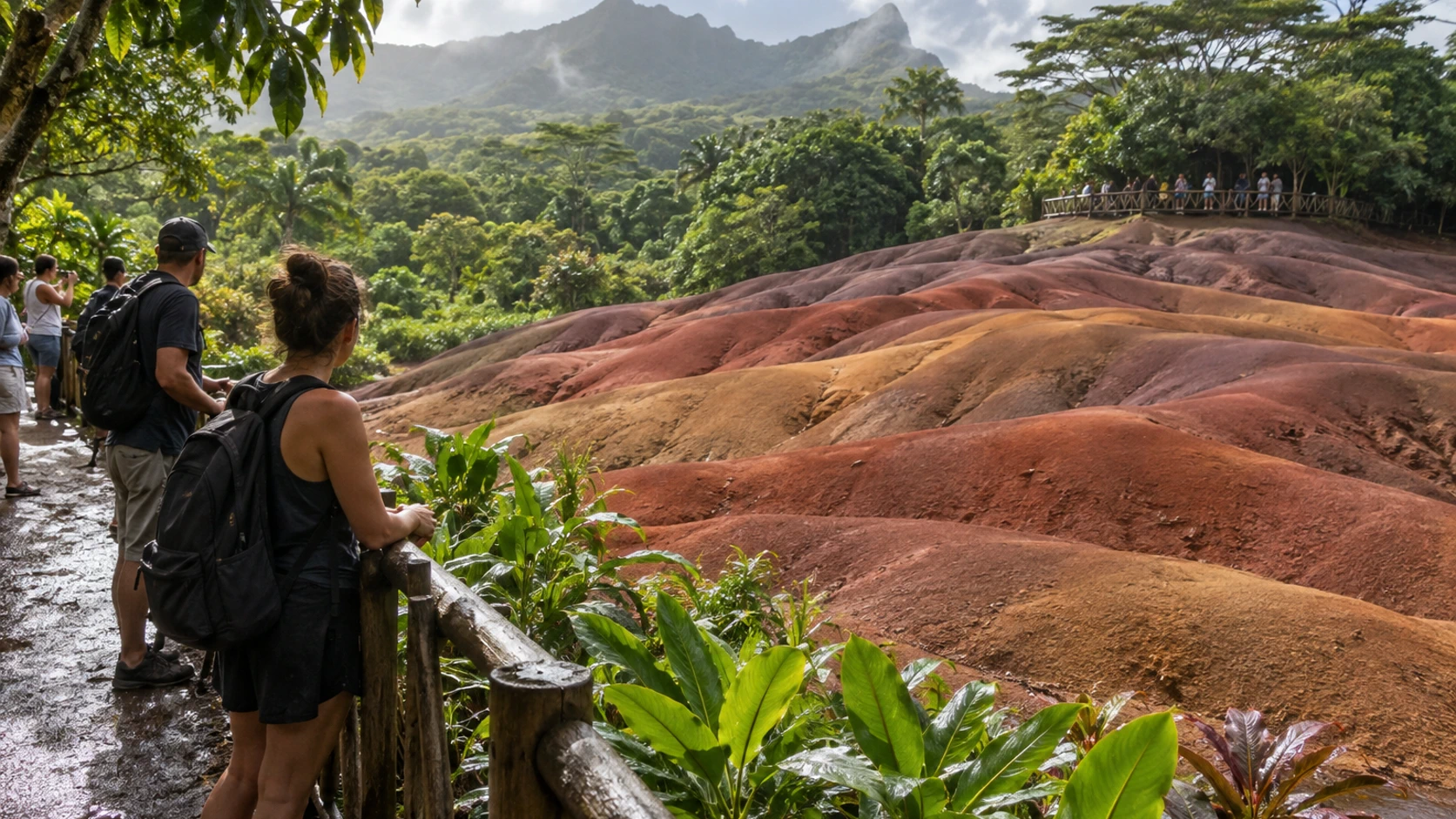 Chamarel à l’île Maurice : terres colorées et cascades