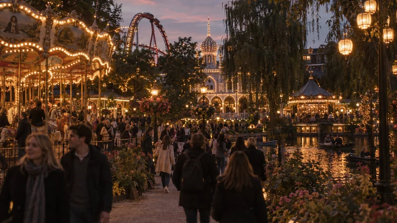 Découvrir les jardins de Tivoli à Copenhague en 2026