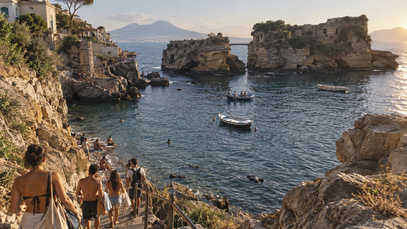 Les merveilles du littoral napolitain : explorez plages et criques