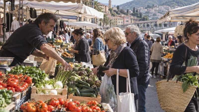 Marché de Vintimille : horaires, accès et produits locaux