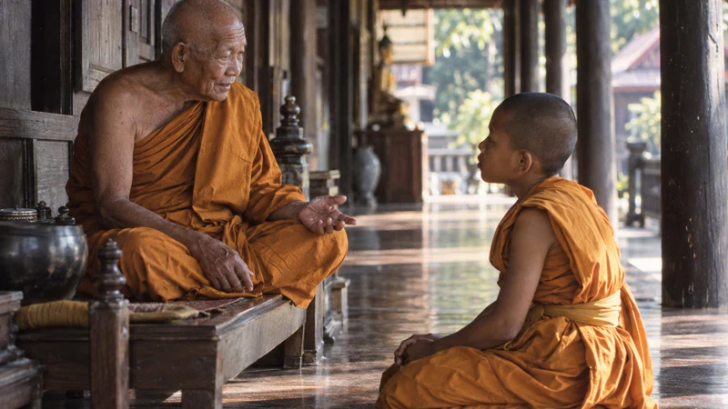 Luang Por : signification et rôle du père vénérable
