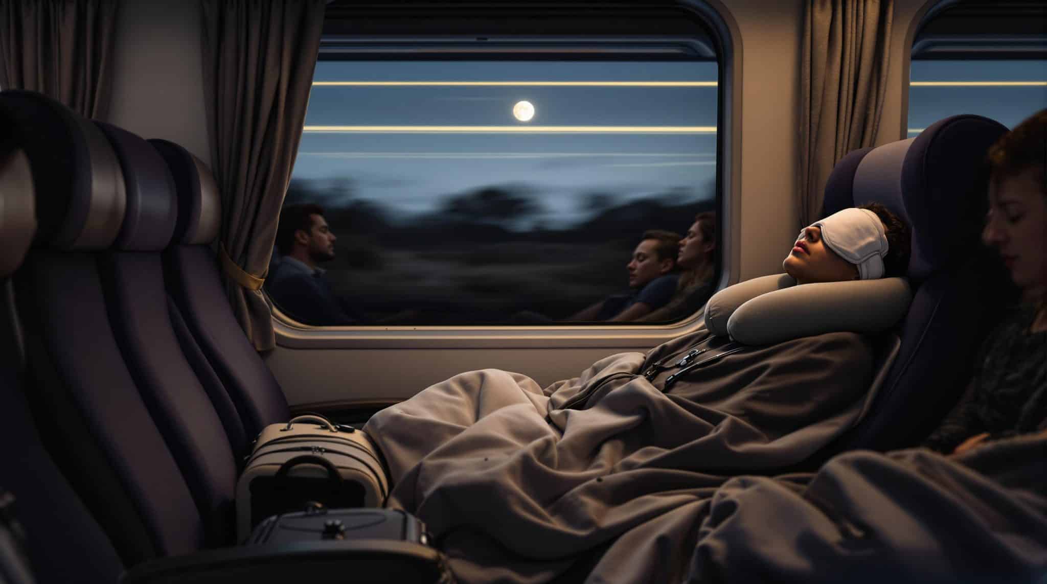 Astuces simples pour bien dormir dans un train et profiter de votre trajet