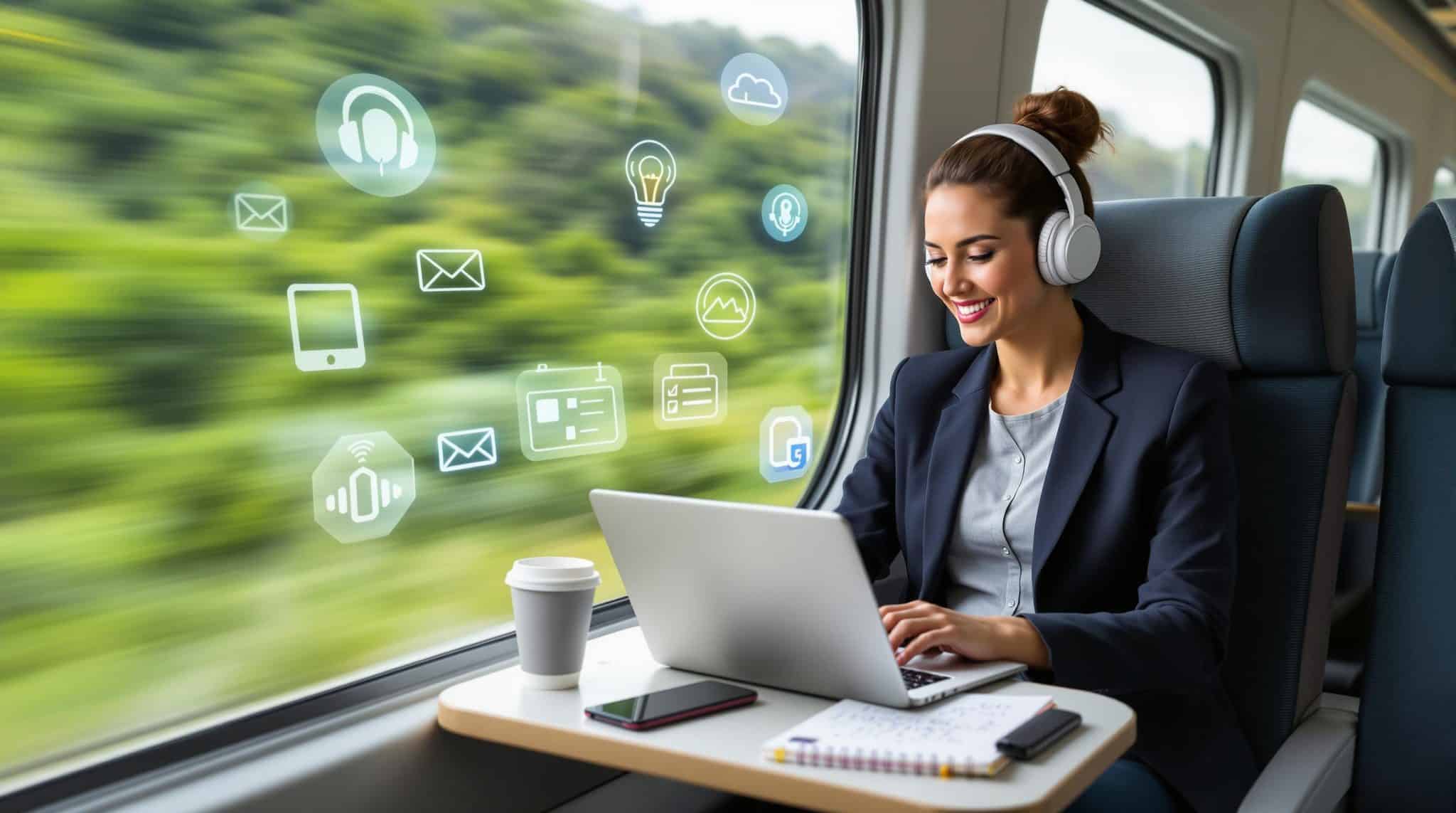 Optimisez votre temps : comment travailler efficacement lors de longs trajets
