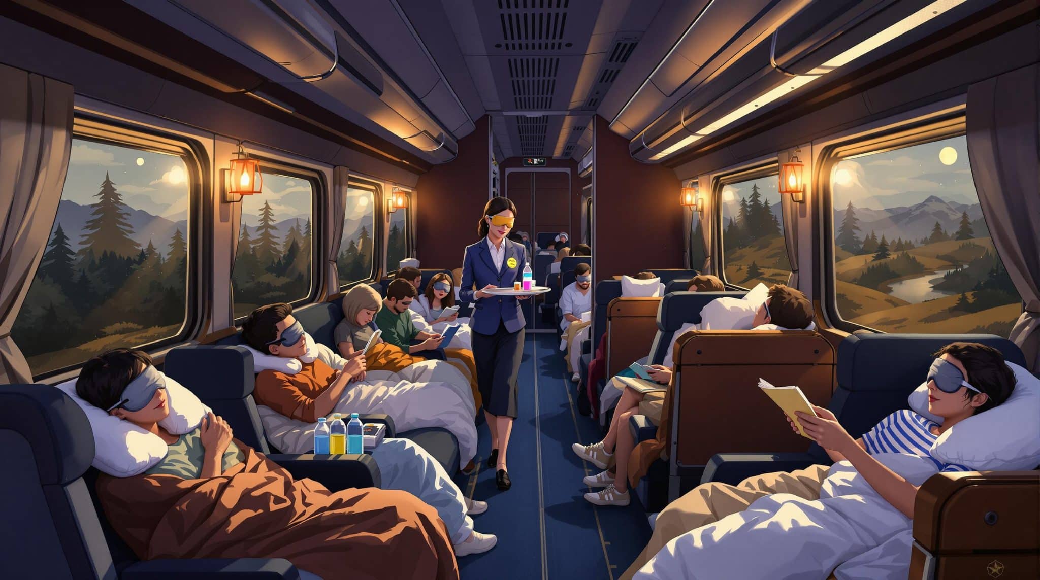 Dormir dans un train : guide des meilleures astuces pour un voyage confortable