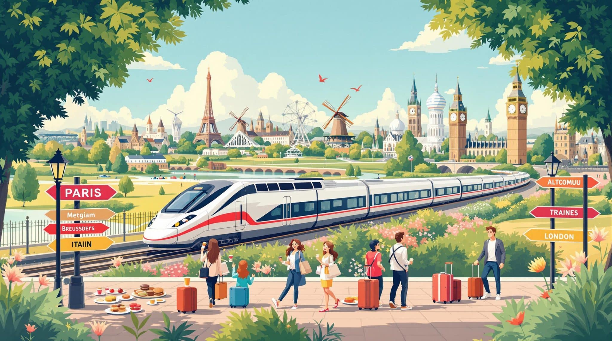 Évadez-vous en train : 5 week-ends inoubliables au départ de Paris