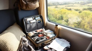 Préparer sa valise pour un long trajet en train : 10 essentiels à ne pas oublier