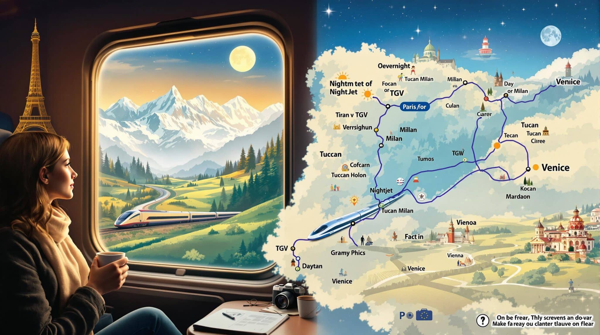 Train de nuit Paris-Venise : infos pratiques et réservations simplifiées