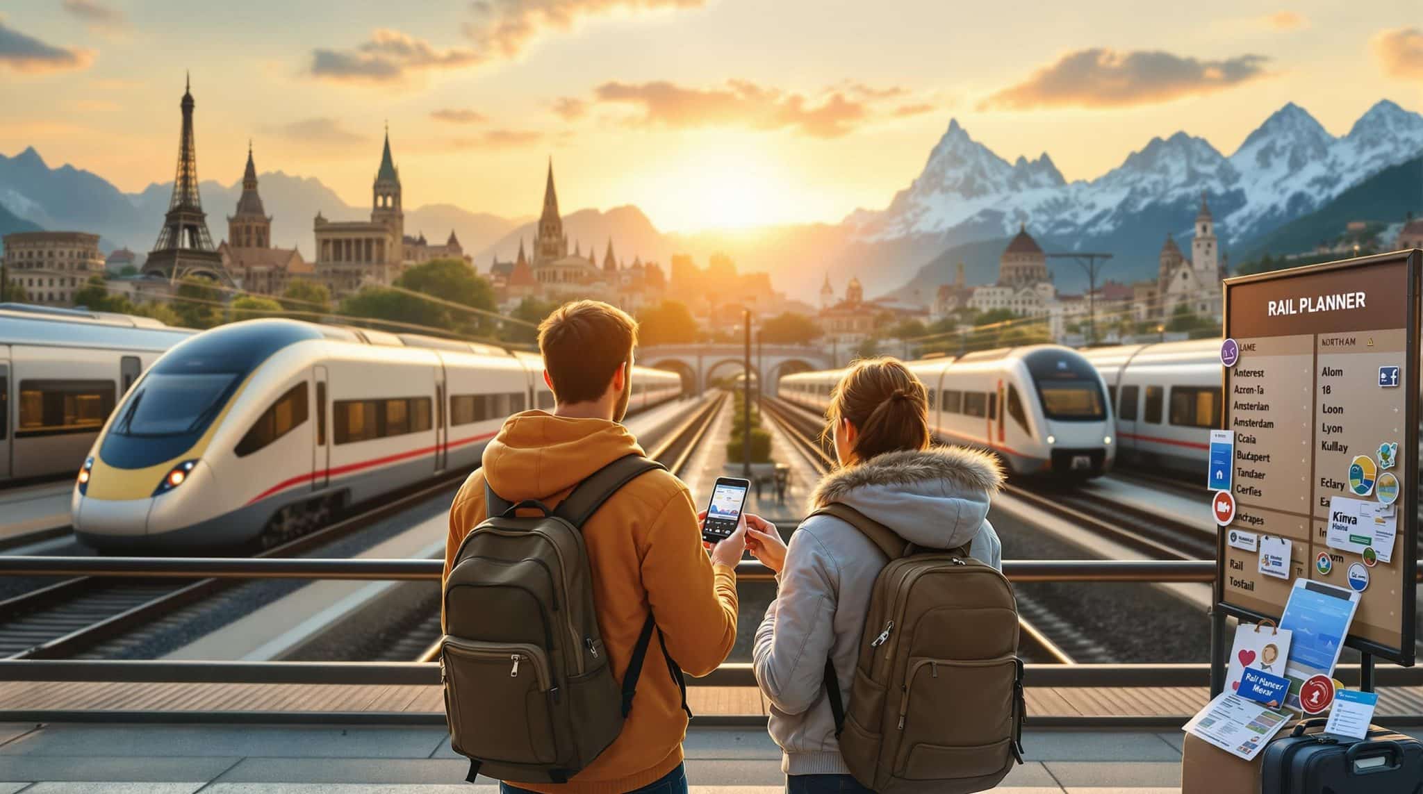 Voyager avec un interrail pass : mode d’emploi pour explorer l'Europe en toute liberté