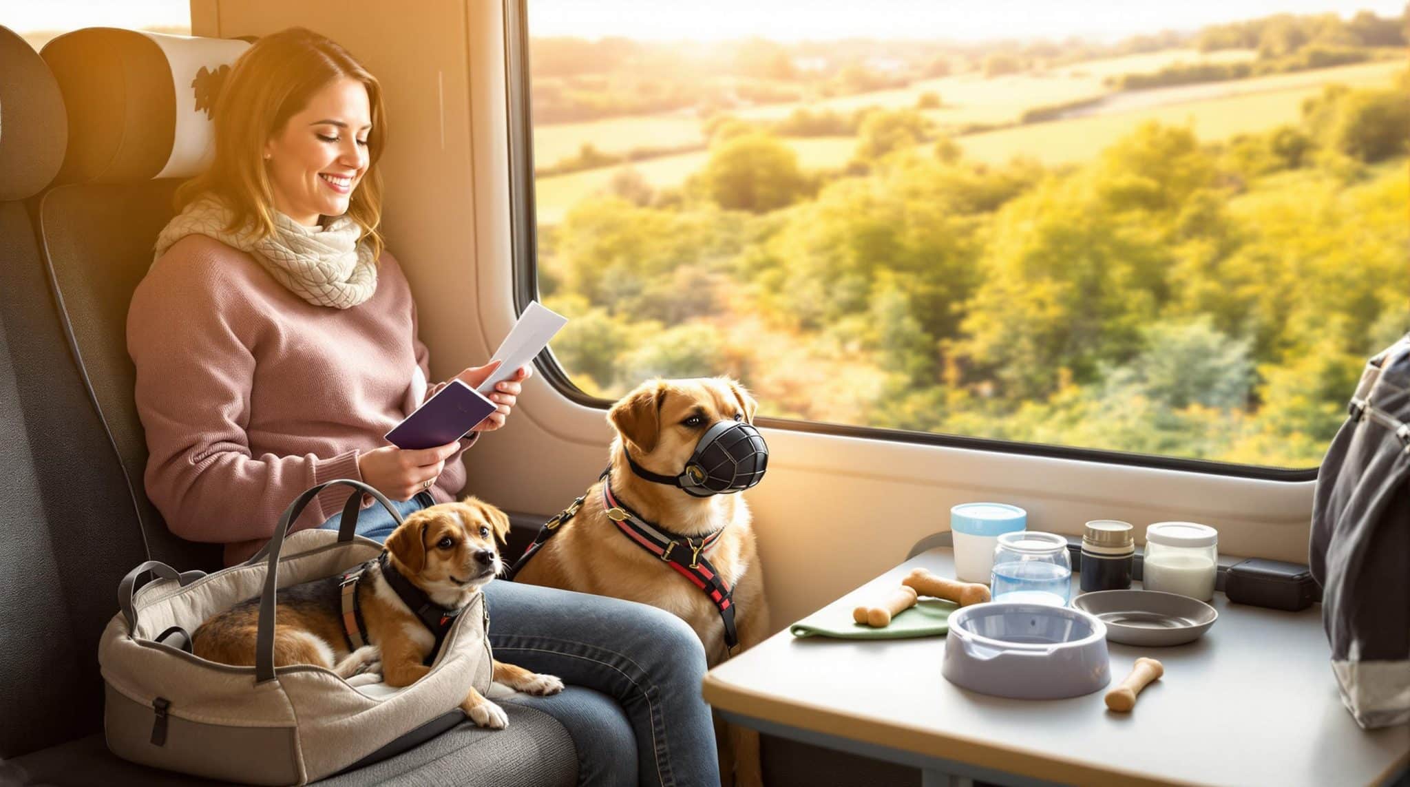 Voyager en train avec un animal de compagnie : conseils et astuces pratiques pour un trajet réussi
