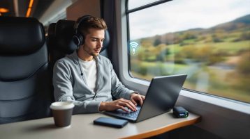 Wifi et prises électriques dans les trains : tout ce qu’il faut savoir pour voyager connecté